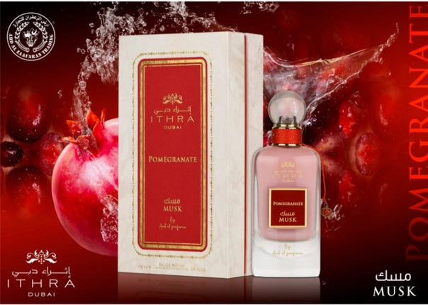 Ard Al Zaafaran Perfume Pomegranate Ithra Dubai Musk Eau de Parfum 100ml