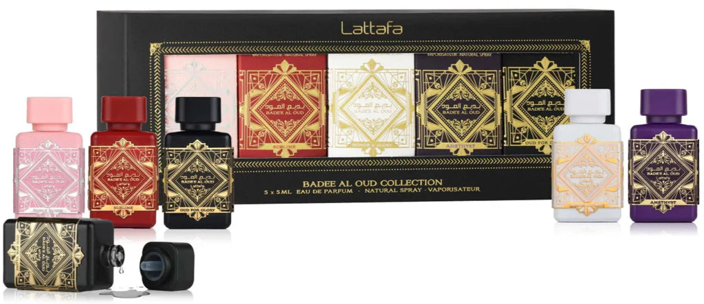 Lattafa/Badee al Oud Mini Collection 5 ml 5pcs Gift Perfume Drops