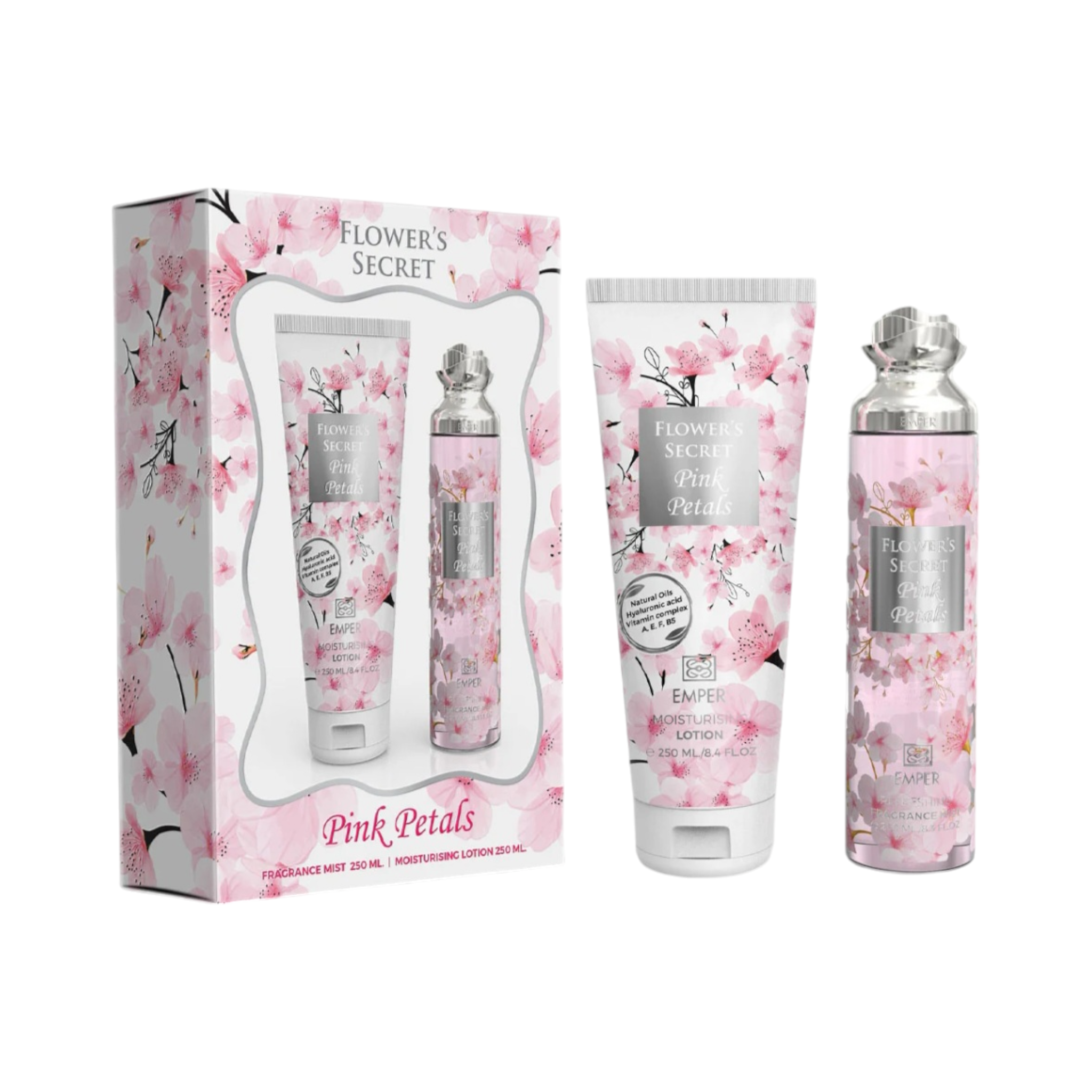 Emper Gift Set Flower'S Secret Pink Petals - gift-set-2-in-1ML - BEAUTY PLATZ