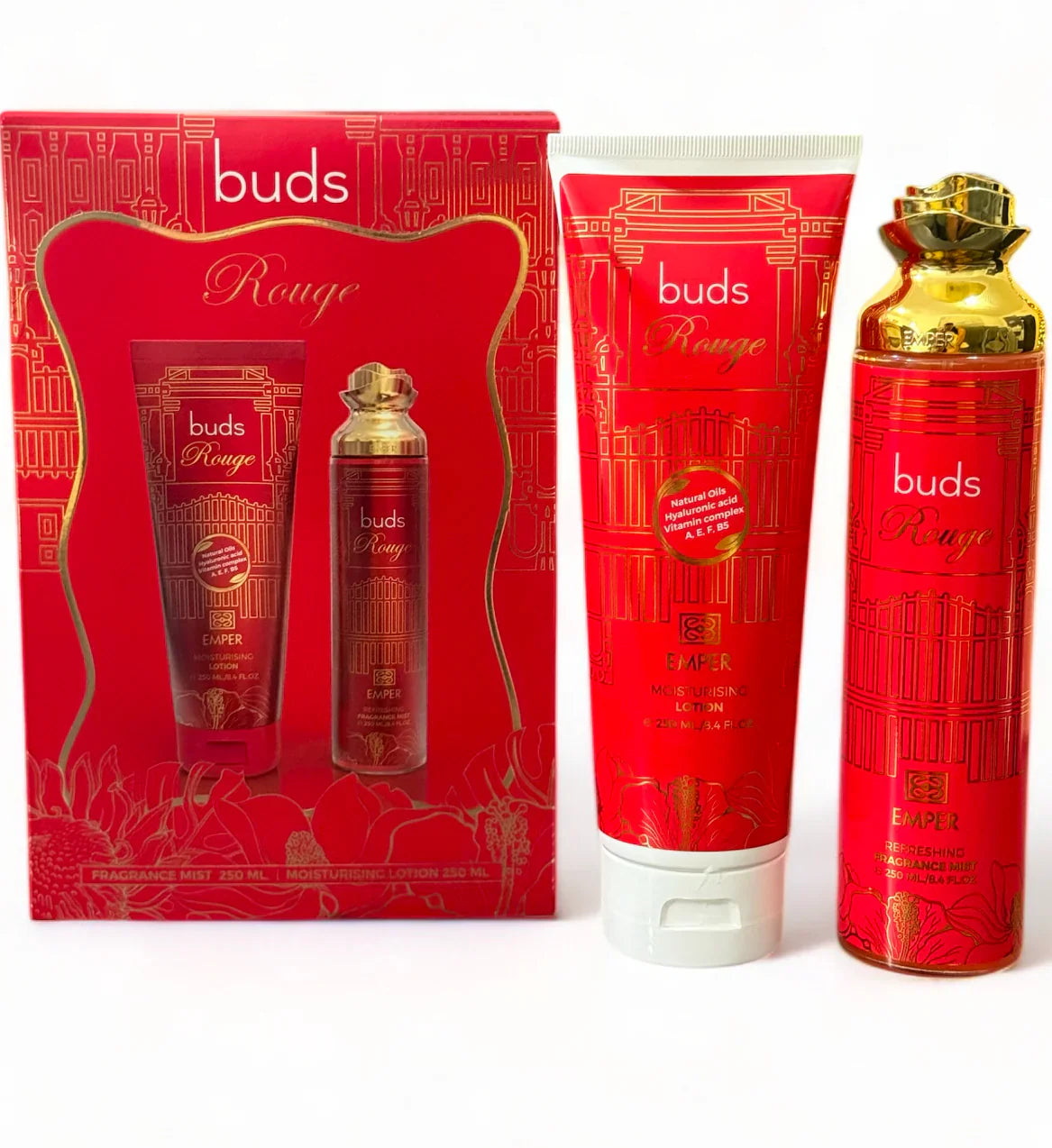 Emper 2in1 Gift Set Buds Rouge - BEAUTY PLATZ
