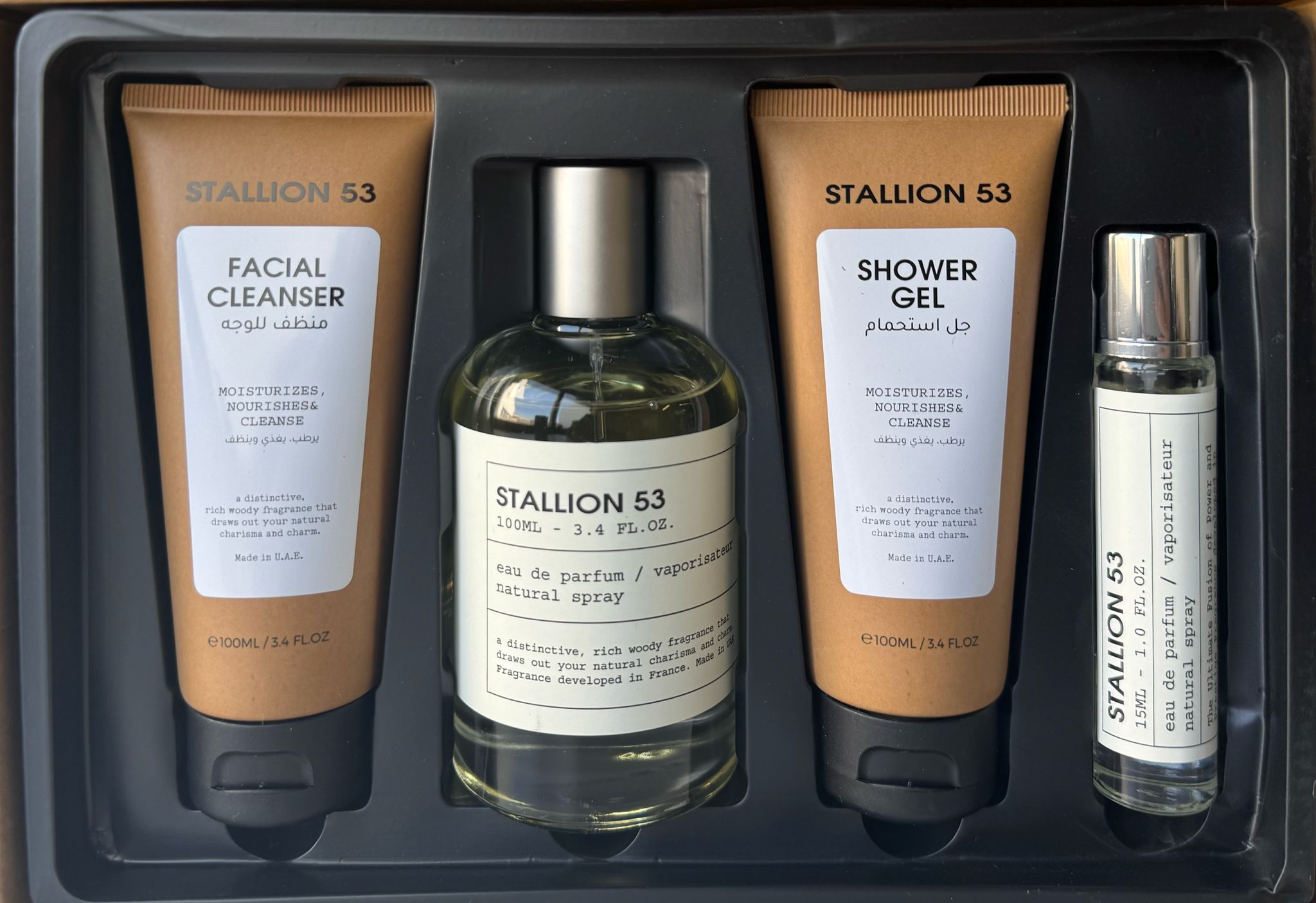 Emper 100ml Stallion 53 / 15ml Stallion 53/100ml Shower gel / 100ml Facial Cleanser