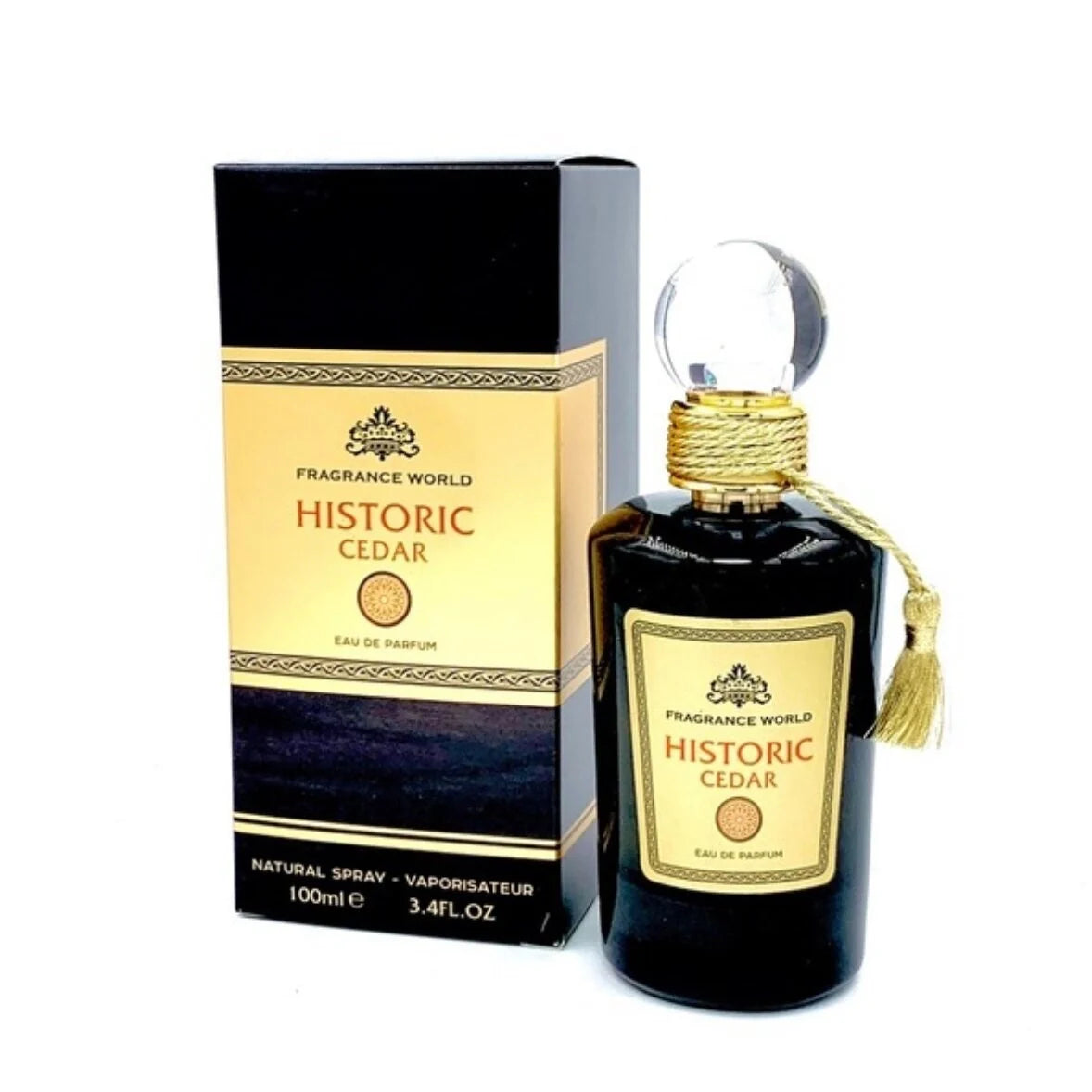 Fragrance World Historic Cedar Eau de Parfum 100ml 