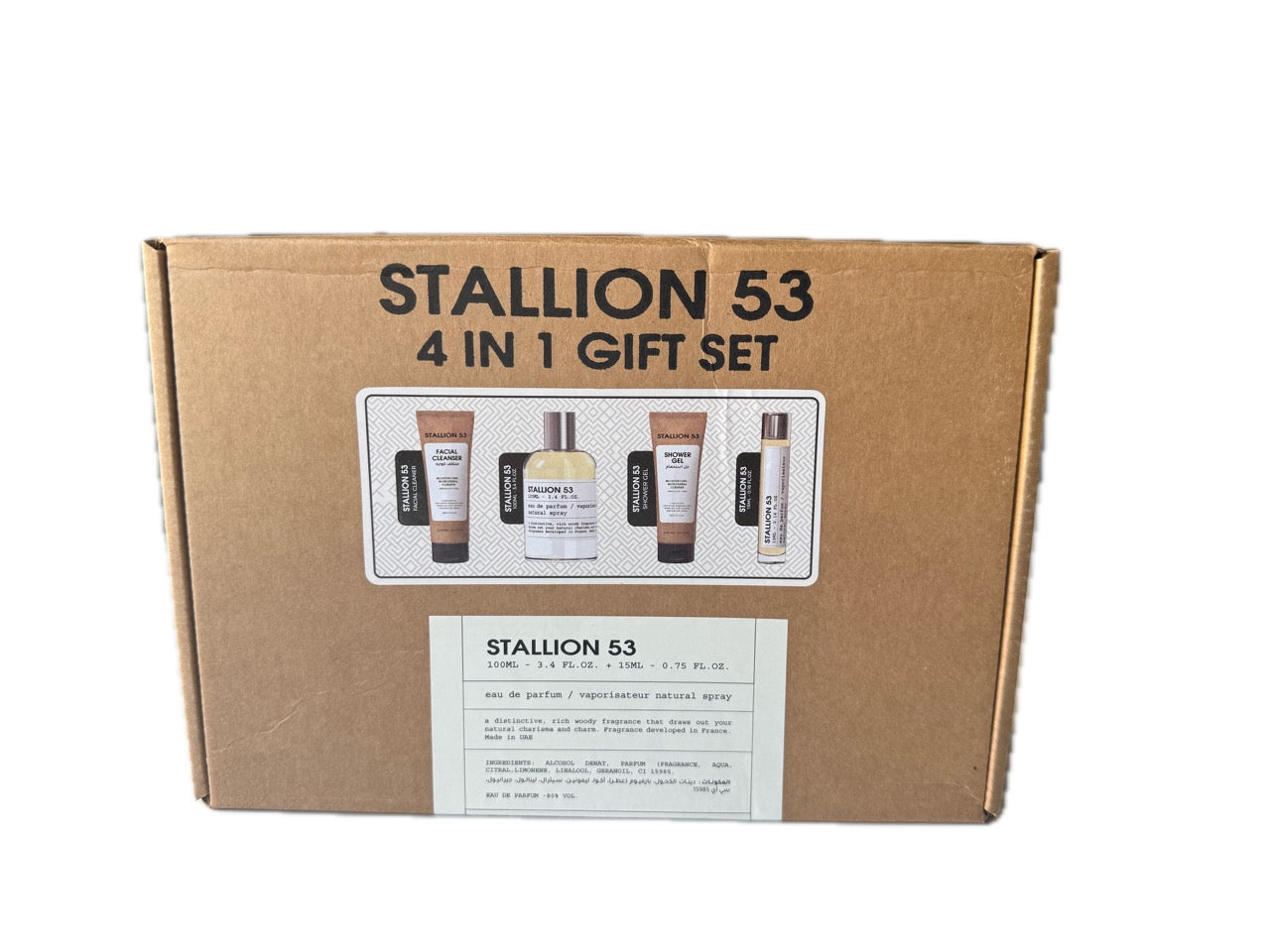 Emper 100ml Stallion 53 / 15ml Stallion 53/100ml Shower gel / 100ml Facial Cleanser - BEAUTY PLATZ