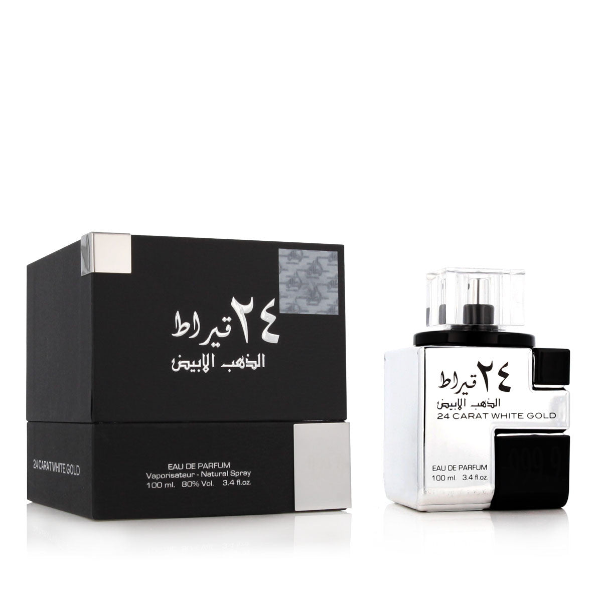 Lattafa Perfume 24 Carat White Gold Eau de Parfum 100ml