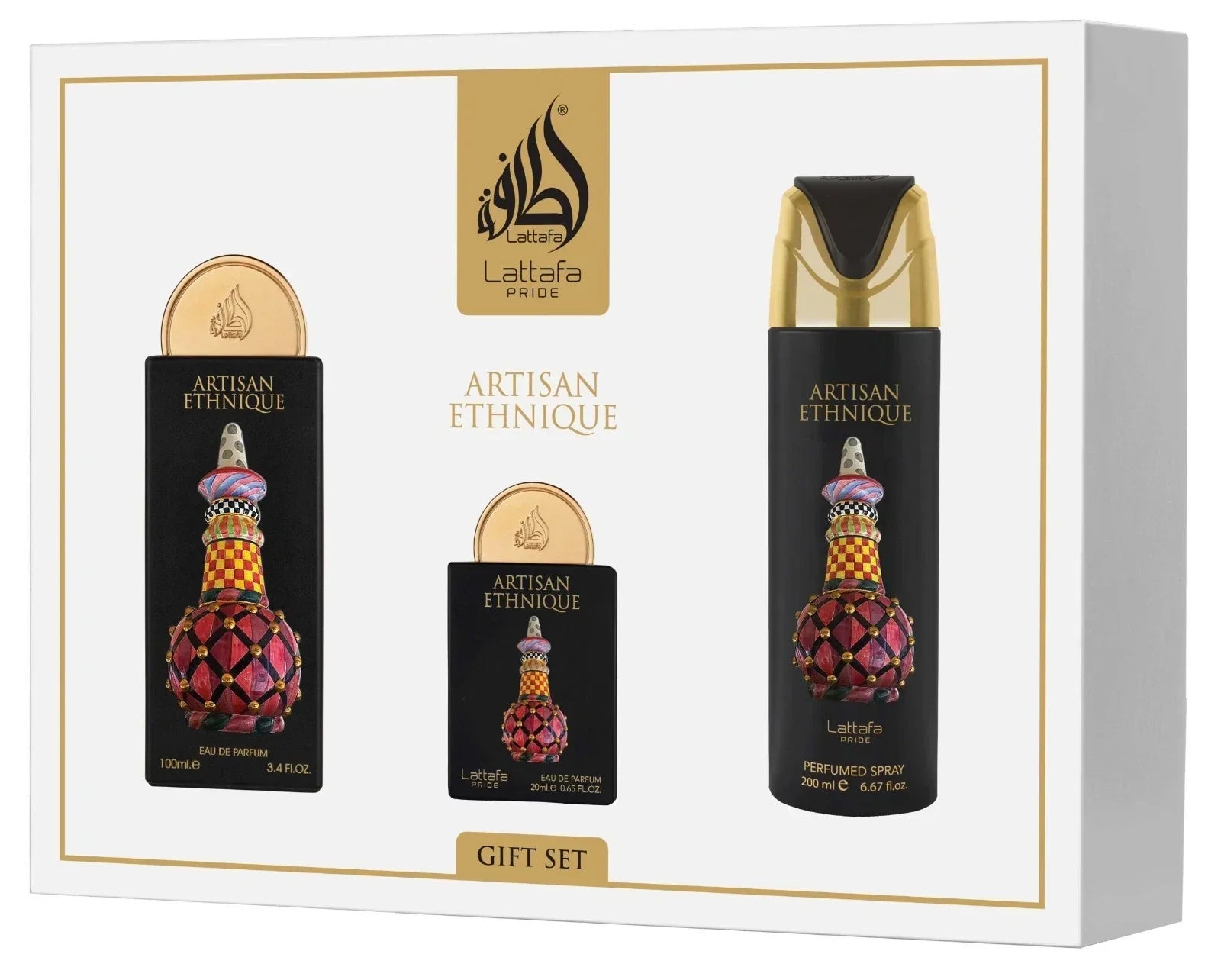 Lattafa Pride/Artisan Ethnique GIFTSET Eau de Parfum - BEAUTY PLATZ