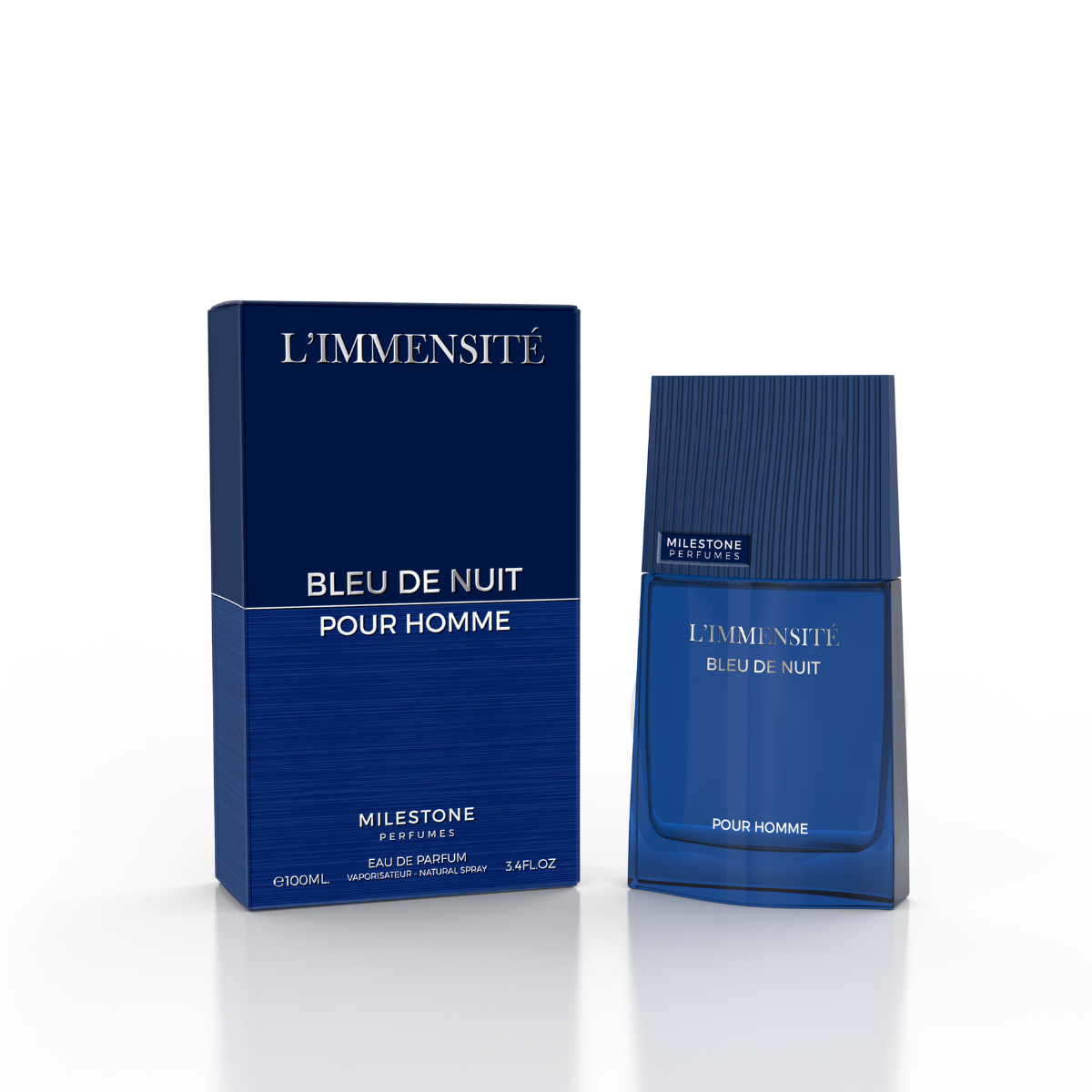 Milestone L'immensite Bleu de Nuit Pour Homme Eau de Parfum 100 ml - BEAUTY PLATZ