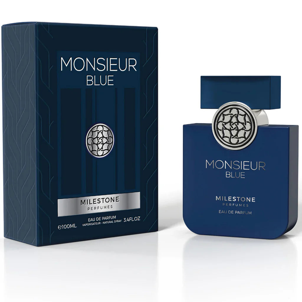 Milestone Monsieur Blue Eau de Parfum 100ml - BEAUTY PLATZ