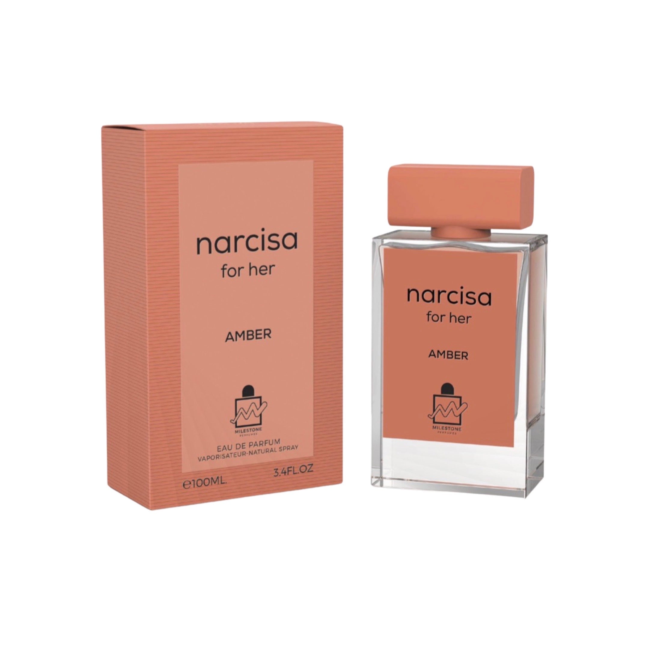 Milestone Narcisa For Her Amber Eau de Parfum 100ml