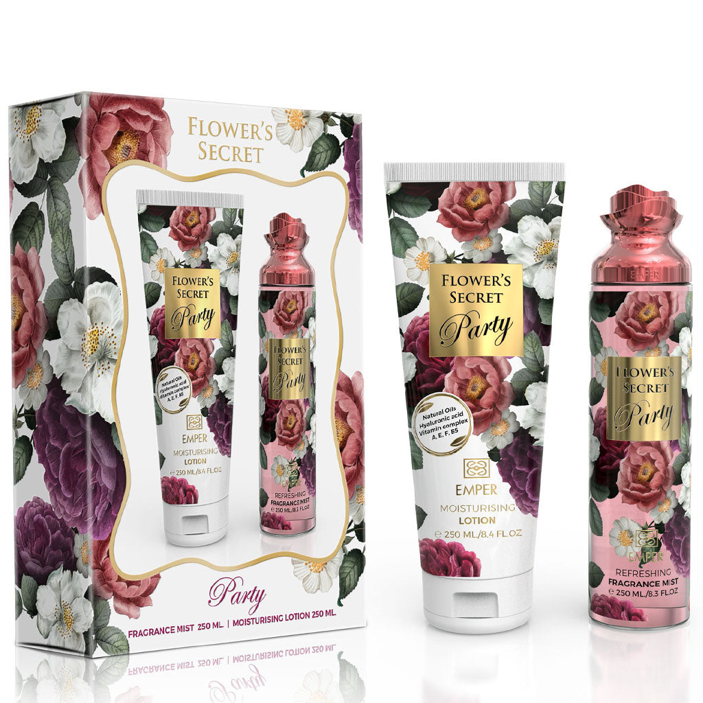 Emper Gift Set Flower'S Secret Party - gift-set-2-in-1ML - BEAUTY PLATZ