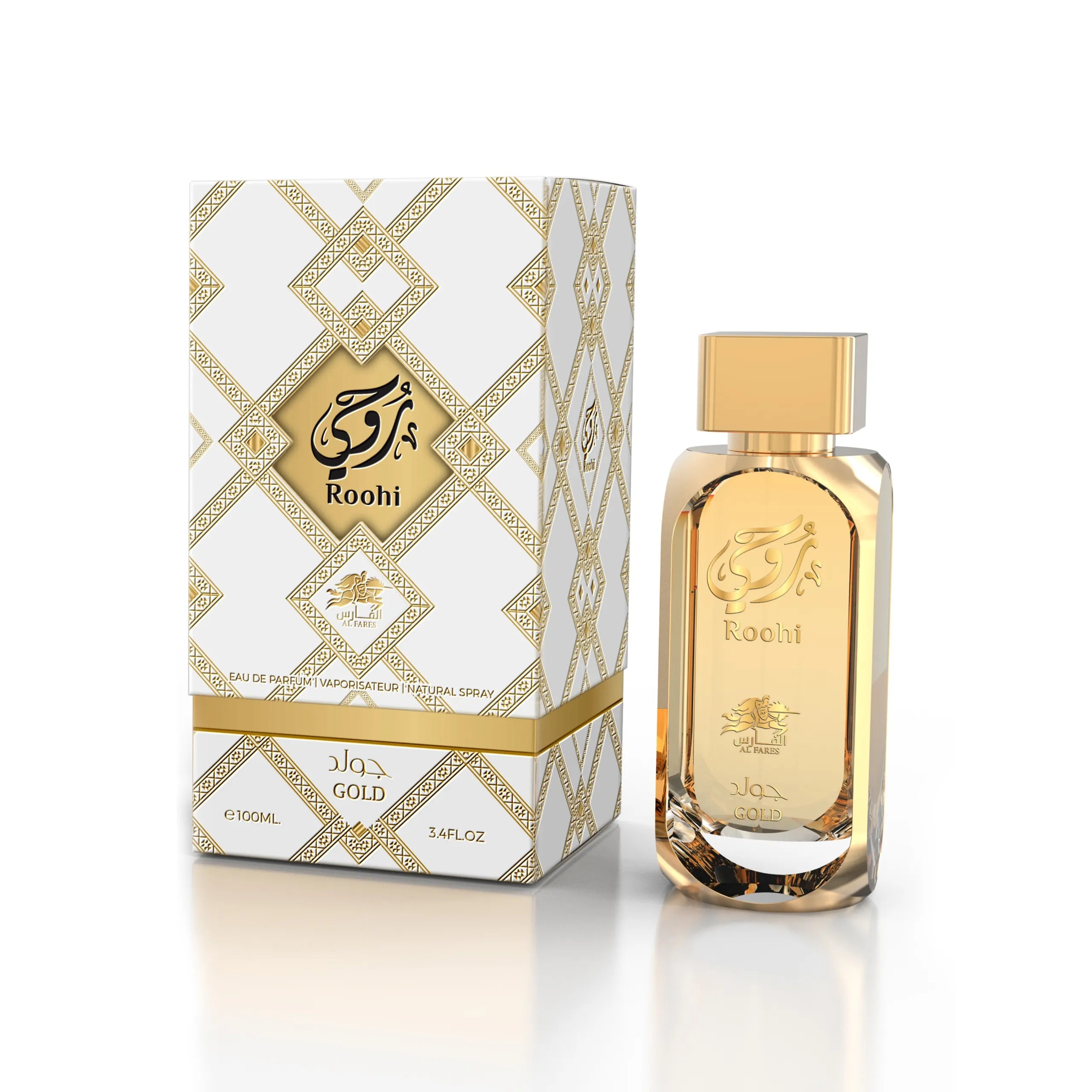 Al Fares Roohi Gold Eau de Parfum 100ml - BEAUTY PLATZ