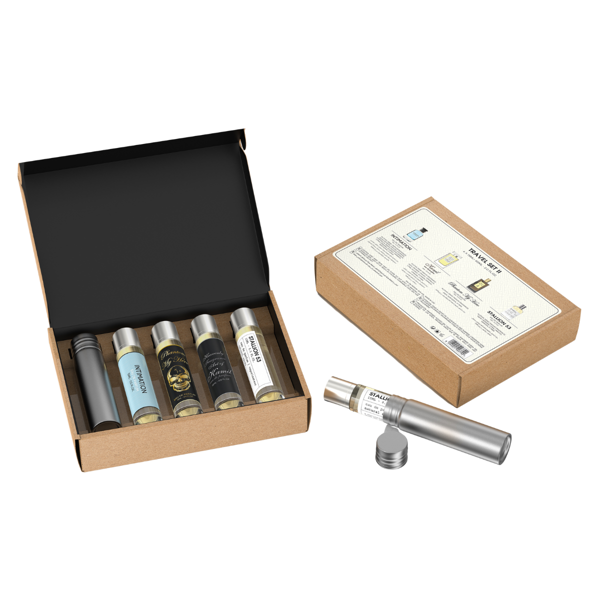 Emper Travel Set II Intimation - Kamil - Phantom My Hero - Stallion 83 15ml Eau de Parfum - BEAUTY PLATZ