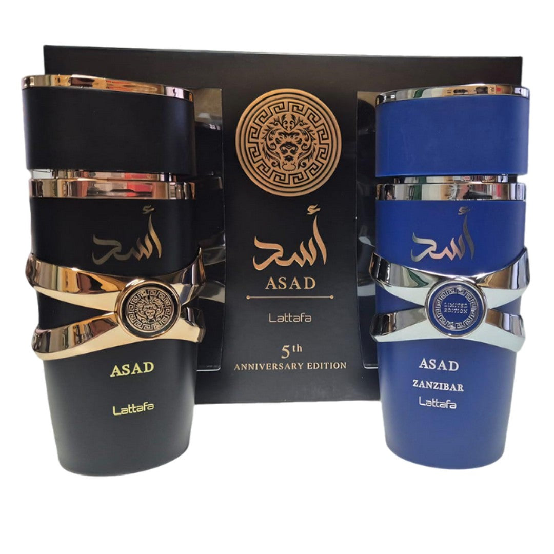Lattafa Anniversary Edition Asad &amp; Asad Zanzibar Eau de Parfum 100ml