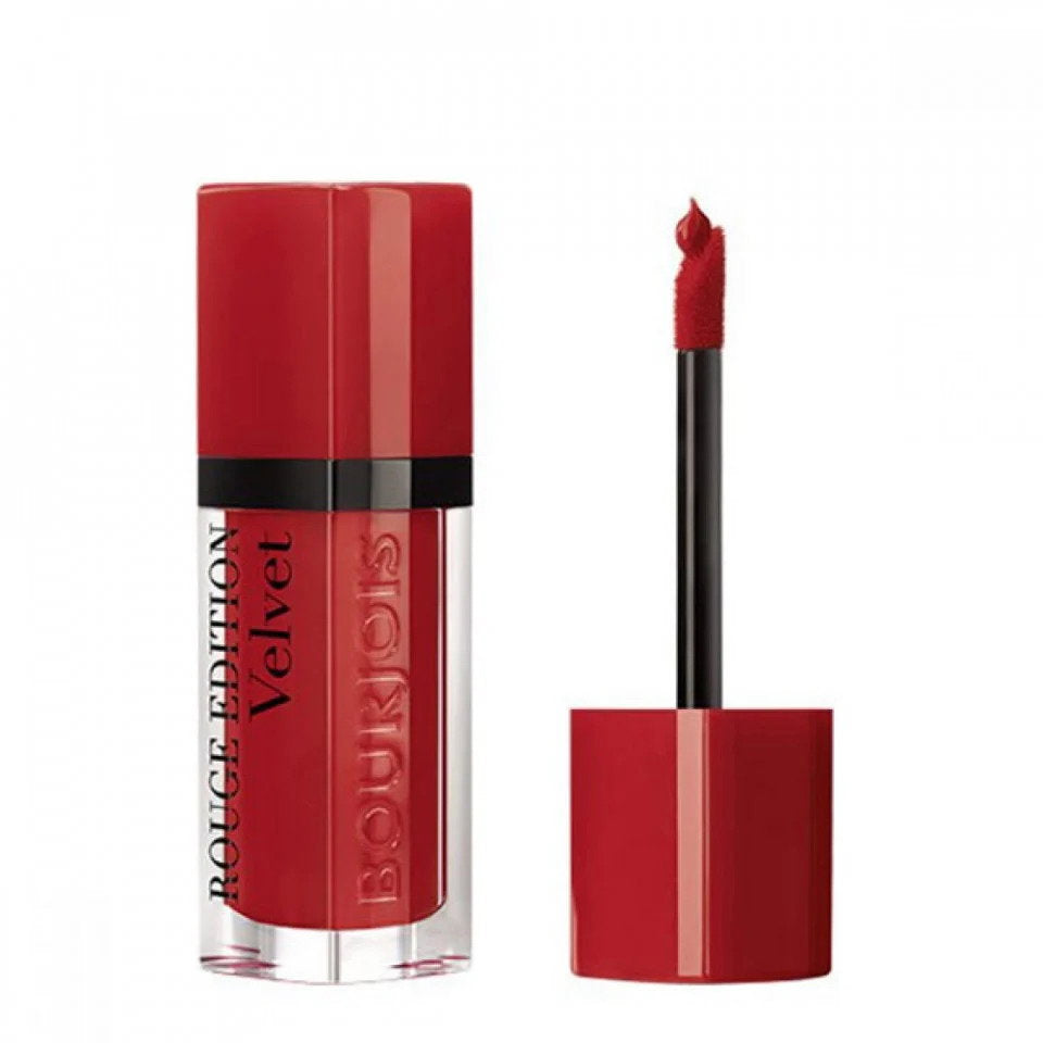 Bourjois, Rouge Edition Velvet, Dimeticon, Matt, Flüssiger Lippenstift, 01, Niemand ist rot, 7.7 ml
