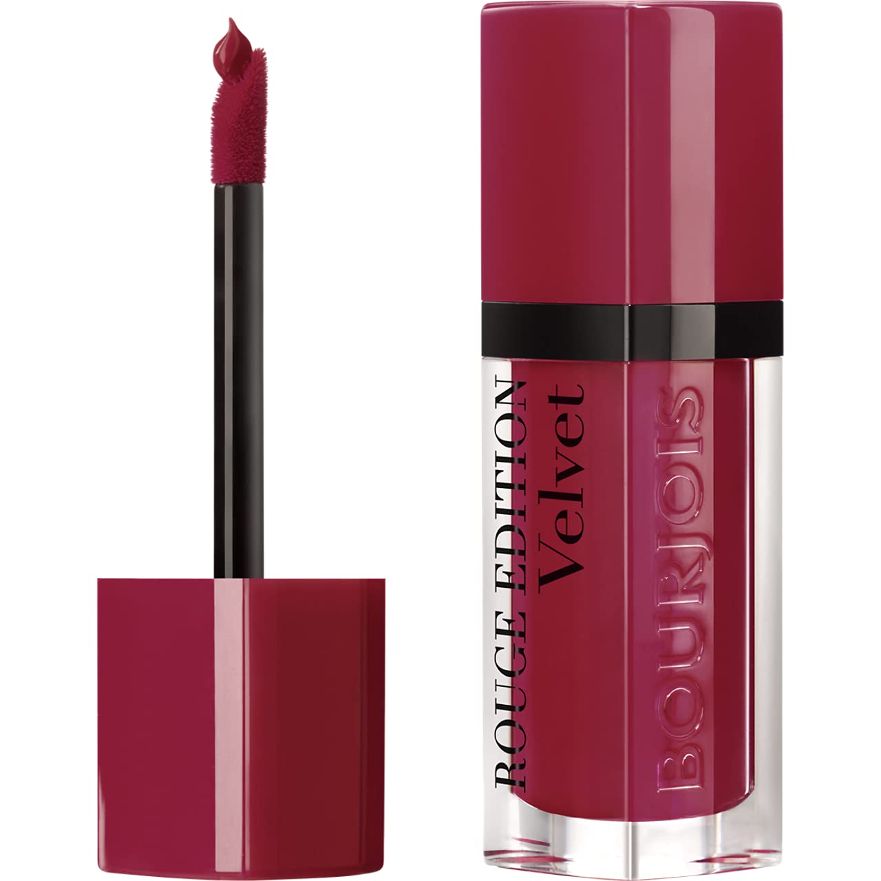 Bourjois, Rouge Edition Velvet, Dimeticon, Matt, Flüssiger Lippenstift, 08, Grand Cru, 7.7 ml