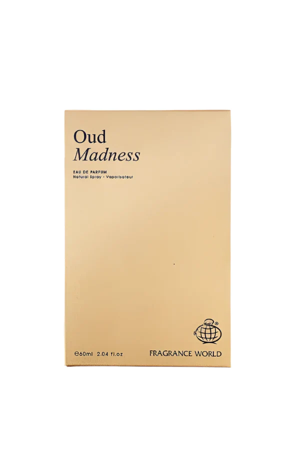 Fragrance World Oud Madness Eau de Parfum 60ml - BEAUTY PLATZ