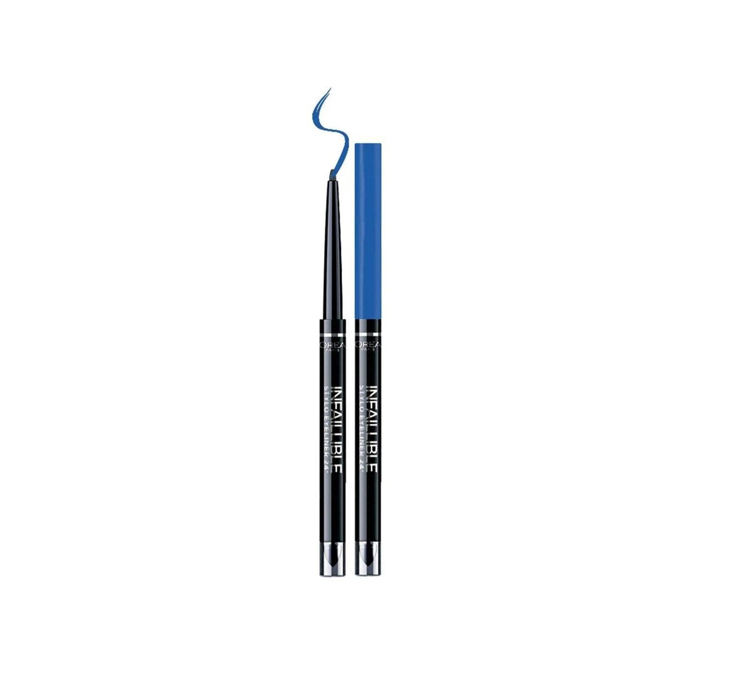 L'Oreal Paris, Infaillible 24H , Wasserdicht, Kontur, Gel-Kajalstift, 316, Unbestimmtes Blau, 10 g