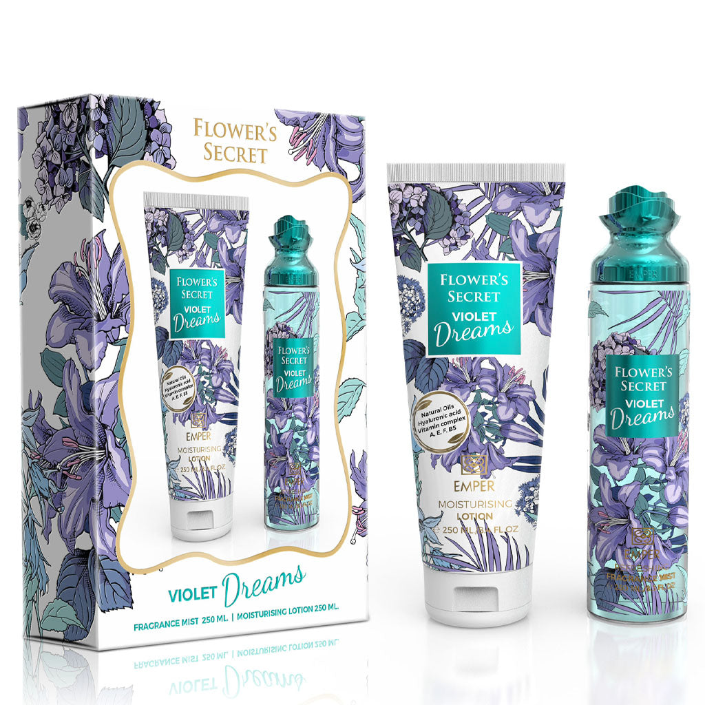 Emper Gift Set Flower'S Secret Violet Dreams - gift-set-2-in-1ML - BEAUTY PLATZ